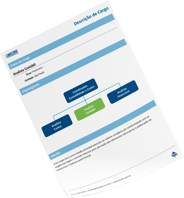 Exemplo de descrição de cargos